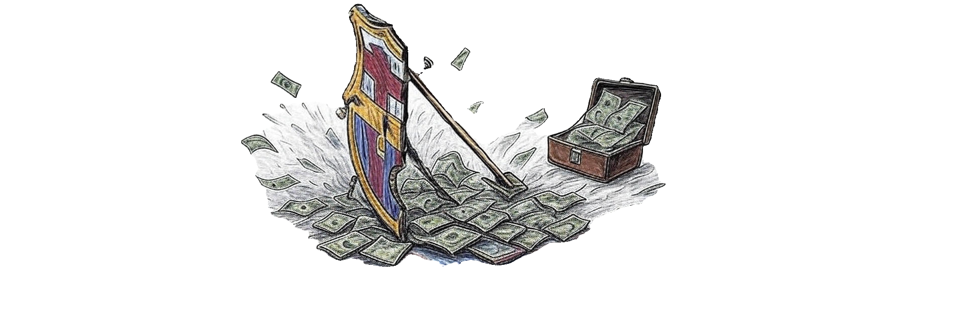 Ilustración sobre el caso Negreira y los pagos a árbitros